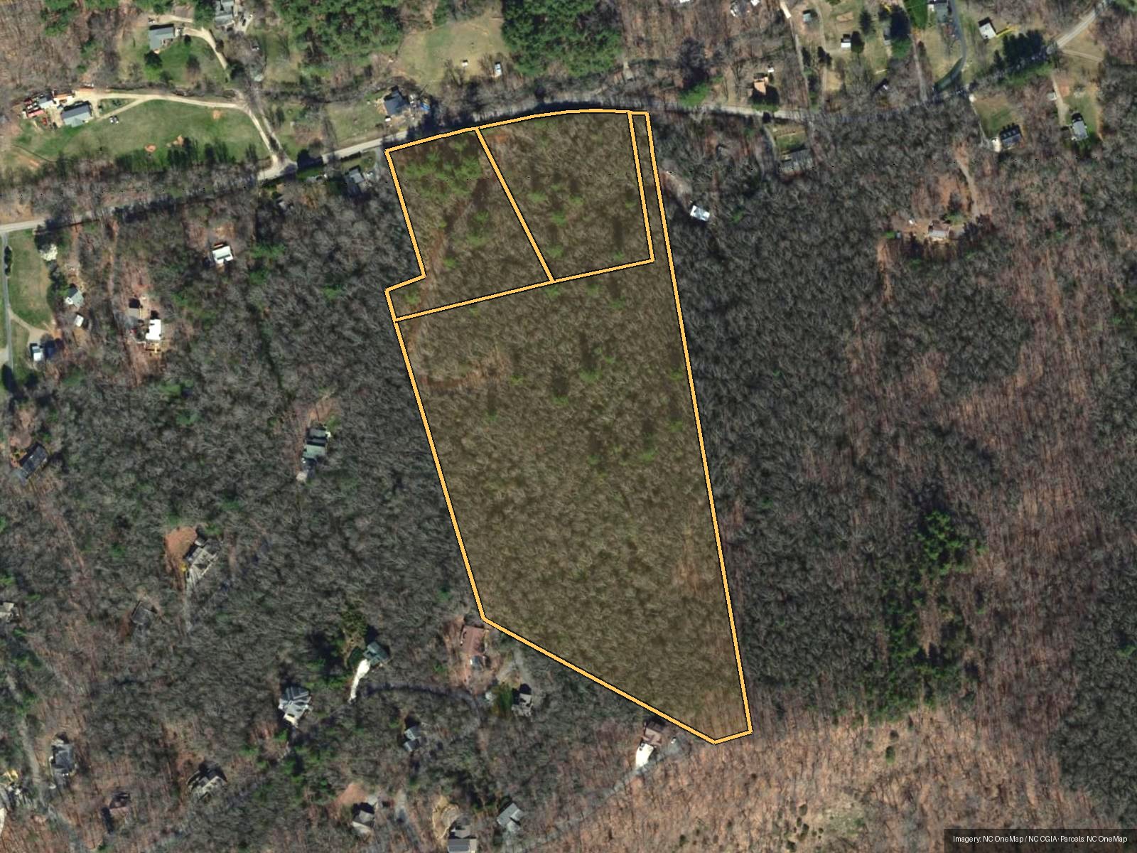 Aerial view of the tract