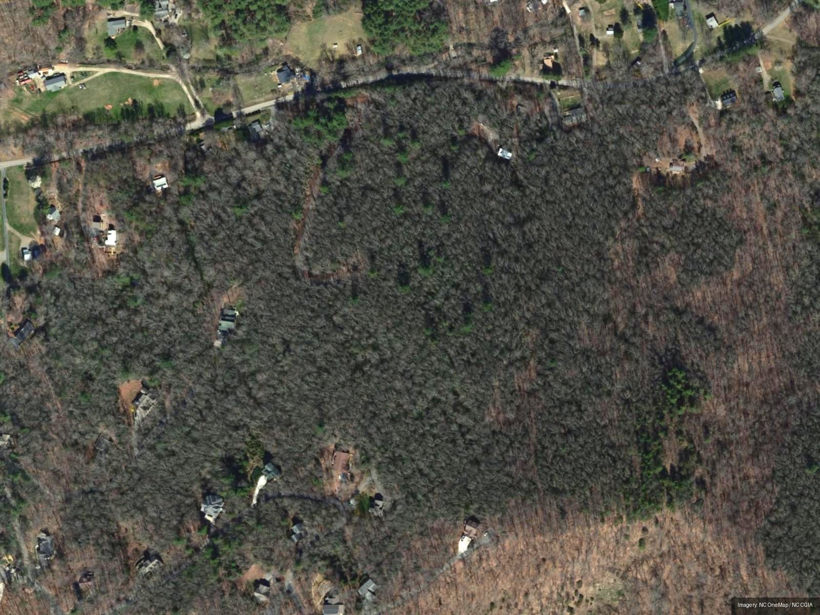 Aerial photograph of the property and surrounds